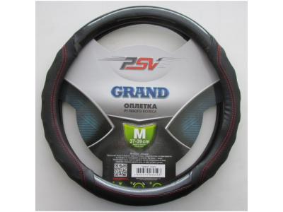 Оплетка на руль "PSV" GRAND (Черный) M