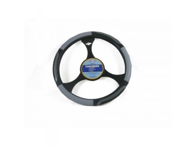 Чехол на руль "Люкс"(серые вставки),d-37-39 см