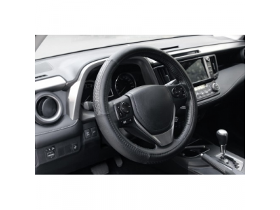 Оплетка, иск. кожа с тиснением, черная, 42 см / XL от KRAFT Оплетка, иск. кожа с тиснением, черная, 42 см / XL