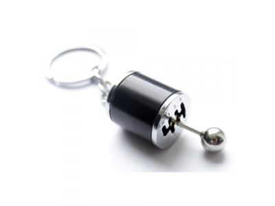 Брелок Коробка передач (подвижный рычаг) черный