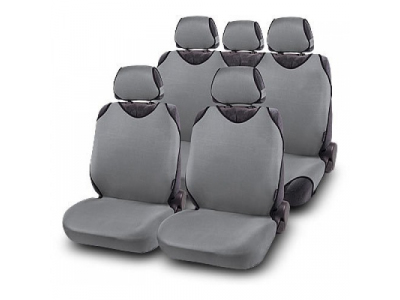 Чехлы "Premier" майки LINE (Серые), закрытые углы, 5подг, L140