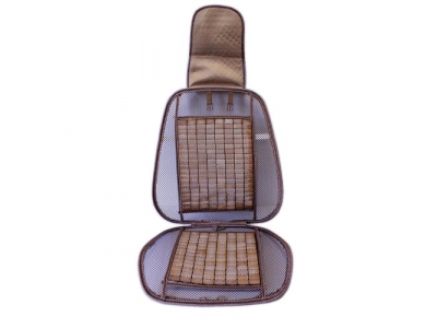 Накидка на сиденье темно-коричневая, плоские потертые косточки от AVG Накидка на сиденье темно-коричневая, плоские потертые косточки