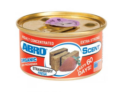 Освежитель воздуха "Органик" (Клубника), 42 г от ABRO Освежитель воздуха "Органик" (Клубника), 42 г
