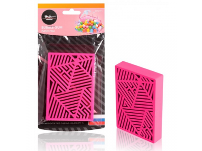 Ароматизатор под сиденье пластик "3D-лабиринт" бабл гам от Airline Ароматизатор под сиденье пластик "3D-лабиринт" бабл гам