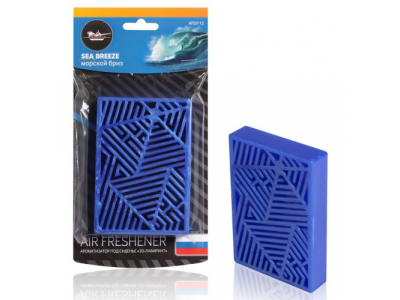 Ароматизатор под сиденье пластик "3D-лабиринт" морской бриз от Airline Ароматизатор под сиденье пластик "3D-лабиринт" морской бриз
