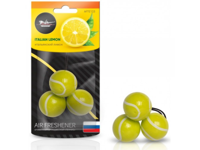 Ароматизатор подвесной Теннис итальянский лимон от Airline Ароматизатор подвесной Теннис итальянский лимон