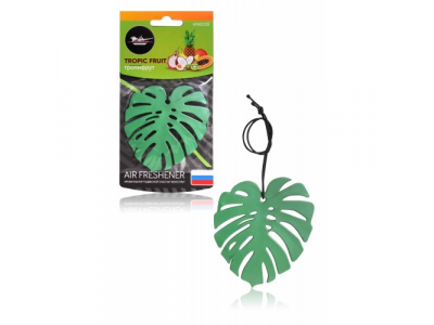 Ароматизатор подвесной пластик "Монстера" тропифрут от Airline Ароматизатор подвесной пластик "Монстера" тропифрут
