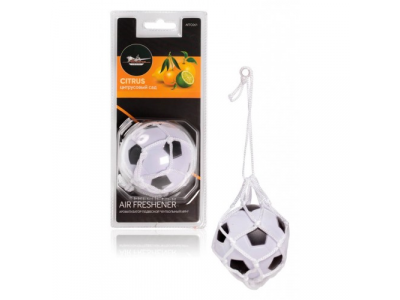 Ароматизатор подвесной "Футбольный мяч" цитрусовый сад от Airline Ароматизатор подвесной "Футбольный мяч" цитрусовый сад
