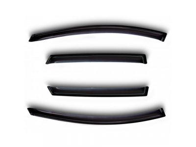 Дефлекторы окон 4 door NISSAN QASHQAI+2 2008-2014 от SIM Дефлекторы окон 4 door NISSAN QASHQAI+2 2008-2014