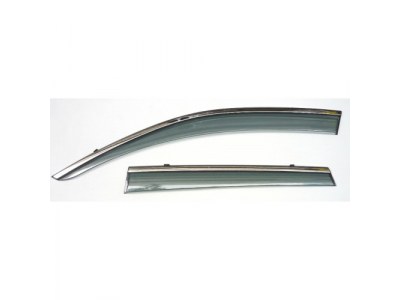 Ветровики Artway Skoda Octavia A7 14- с металл. хром-молдингом от ARTWAY Ветровики Artway Skoda Octavia A7 14- с металл. хром-молдингом