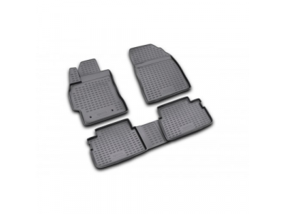 Коврики в салон TOYOTA Auris 03/2007-2013, 4 шт. (полиуретан)