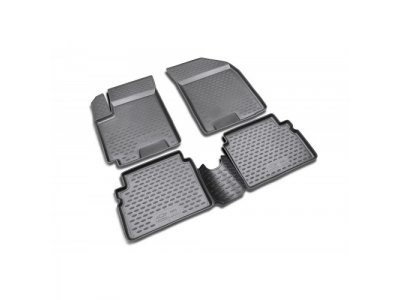 Коврики в салон CHEVROLET Aveo 2004-2012, 4 шт. (полиуретан)