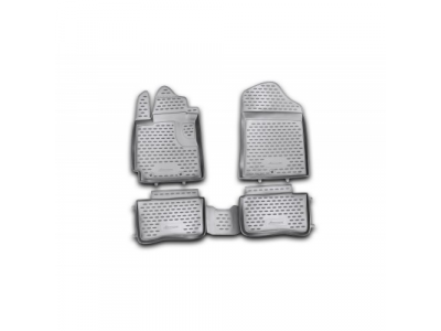 Коврики в салон KIA Picanto, 2011-08/2017 4 шт. (полиуретан)