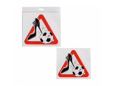 Знак Женщина за рулем, ЧМ 18, наружный, самоклеящийся (200*200 мм) от Airline Знак Женщина за рулем, ЧМ 18, наружный, самоклеящийся (200*200 мм)