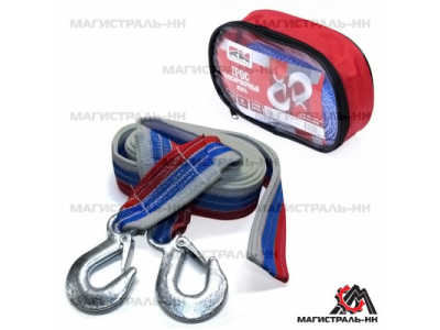 Трос буксировочный лента (4,5 м 5 т.) крюк/крюк "RedMark" от REDMARK Трос буксировочный лента (4,5 м 5 т.) крюк/крюк "RedMark"