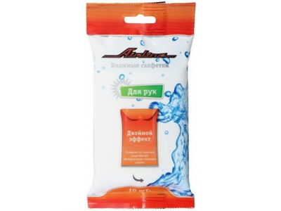 Салфетки влажные AIRLINE для рук (10шт) от Airline Салфетки влажные AIRLINE для рук (10шт)