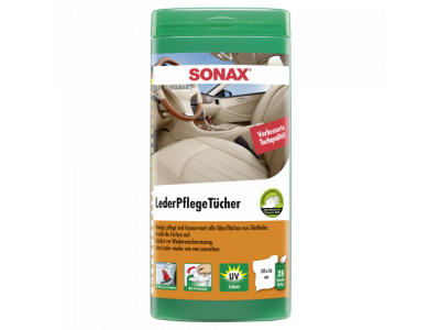 Салфетки для очистки кожи в тубе от SONAX Салфетки для очистки кожи в тубе