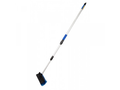 Щетка 25 см на шланг, с телескоп. ручкой 300см от KRAFT Щетка 25 см на шланг, с телескоп. ручкой 300см