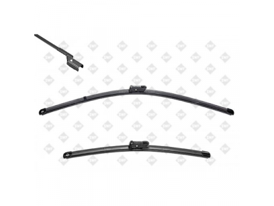 Щетки стеклоочистителя SWF VISIOFLEX,передняя,2 шт., 52028679, 52028681, 550mm/22", бескаркасная