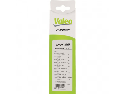 Гибридная щетка VALEO FIRST Covertech,передняя,1 шт., VFH600, 600mm/24", гибридная