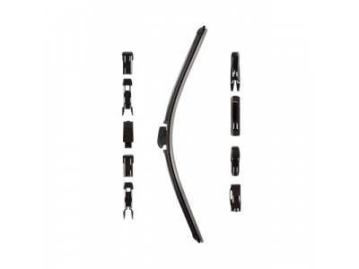 Щетка стеклоочистителя универсальная бескаркасная 475mm,10 адаптеров