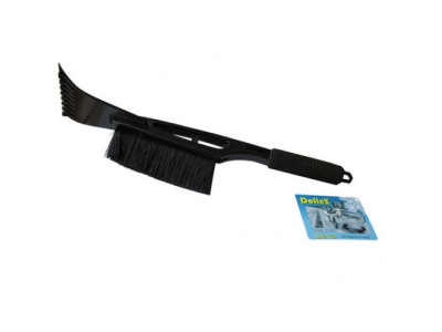 Щетка сметка со скребком 45 см, мягкая ручка