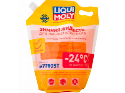 Зимняя жидкость для омывателя стекла ANTIFROST Scheibenfrostschutz -24 (дой-пак) от LIQUI MOLY Зимняя жидкость для омывателя стекла ANTIFROST Scheibenfrostschutz -24 (дой-пак)
