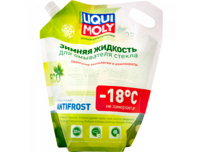Зимняя жидкость для омывателя стекла ANTIFROST Scheibenfrostschutz -18 (дой-пак) от LIQUI MOLY Зимняя жидкость для омывателя стекла ANTIFROST Scheibenfrostschutz -18 (дой-пак)
