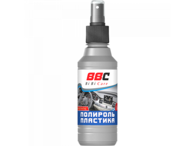 Полироль пластика со спреем "antistatic" BiBiCare 280 мл