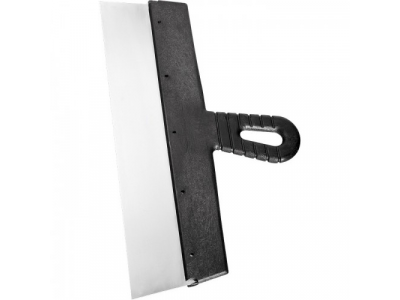 Шпатель фасадный из нержавеющей стали, 600 мм, пластмассовая ручка Сибртех