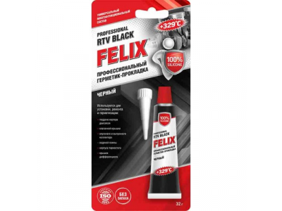 Герметик-прокладка профессиональный FELIX (черный) 32г