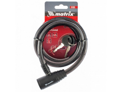 Замок тросовый универсальный, 12 х 960 мм Matrix от MATRIX Замок тросовый универсальный, 12 х 960 мм Matrix