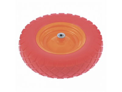 Колесо полиуретановое 4.80/4-8, длина оси 90 мм., подшипник 12 мм. PALISAD