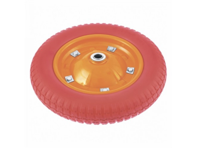 Колесо полиуретановое 3.00-8, длина оси 90 мм., подшипник 20 мм. PALISAD от PALISAD Колесо полиуретановое 3.00-8, длина оси 90 мм., подшипник 20 мм. PALISAD