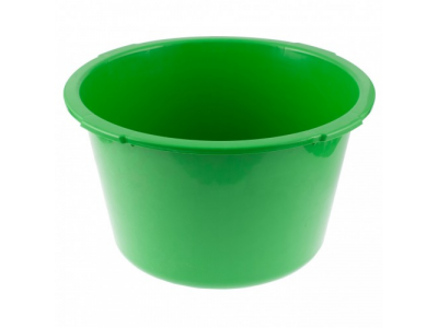 Таз круглый строительныйй, зеленый, 30 л, Россия Сибртех