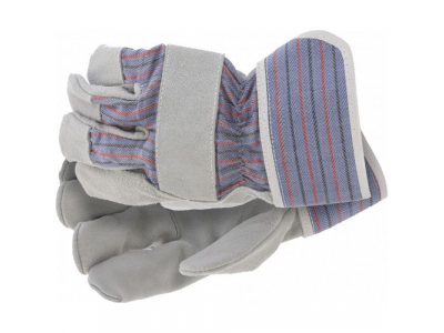 Перчатки спилковые комбинированные, размер XL Сибртех от СИБРТЕХ Перчатки спилковые комбинированные, размер XL Сибртех