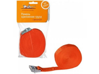Стяжка груза "AIRLINE" 6м, 200кг с фиксатором от Airline Стяжка груза "AIRLINE" 6м, 200кг с фиксатором