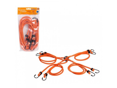 Резинки-стяжки набор "Паук" 4шт.-120 см, D-8 мм (металлические крючки) от Airline Резинки-стяжки набор "Паук" 4шт.-120 см, D-8 мм (металлические крючки)