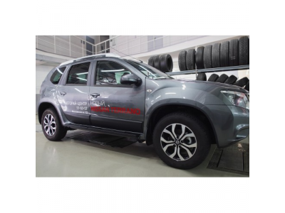 Молдинги на двери (4 шт) для Nissan Terrano 2014—