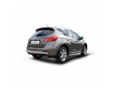Защита заднего бампера Arbori d57+d42 двойная NISSAN MURANO 2011- от ARBORI Защита заднего бампера Arbori d57+d42 двойная NISSAN MURANO 2011-