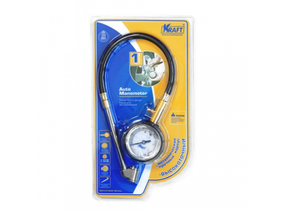 Манометр аналоговый со шлангом от KRAFT Манометр аналоговый со шлангом