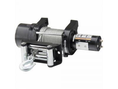 Лебедка автомобильная электрическая LB- 4000, 4,5 т, 3,7 кВт, 12 В// DENZEL