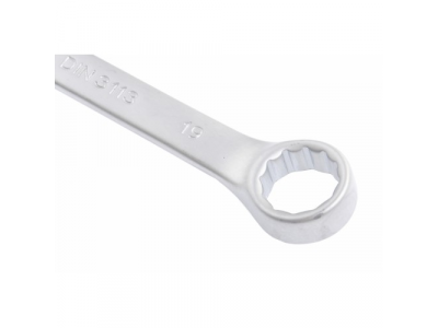 Ключ комбинированный, 19 мм, CrV, матовый хром// MATRIX от MATRIX Ключ комбинированный, 19 мм, CrV, матовый хром// MATRIX