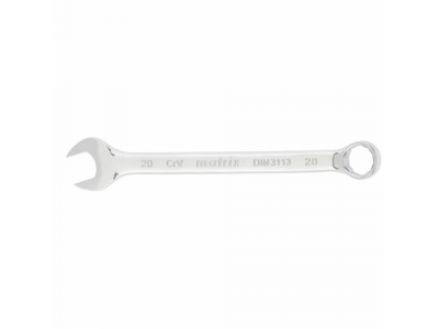 Ключ комбинированный, 20 мм, CrV, полированный хром// MATRIX от MATRIX Ключ комбинированный, 20 мм, CrV, полированный хром// MATRIX