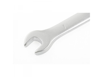 Ключ комбинированный, 7 мм, CrV, матовый хром// STELS