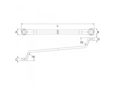 Ключ накидной 13x17мм