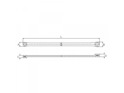 Ключ накидной удлиненный 14х17мм