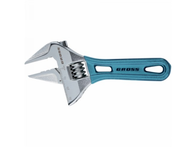 Ключ разводной, 200 мм,CrV, укороченная ручка //GROSS от GROSS Ключ разводной, 200 мм,CrV, укороченная ручка //GROSS