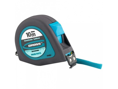 Рулетка "Ergonomisch",10 м x 25 мм, магнитный обрезиненный зацеп// GROSS от GROSS Рулетка "Ergonomisch",10 м x 25 мм, магнитный обрезиненный зацеп// GROSS