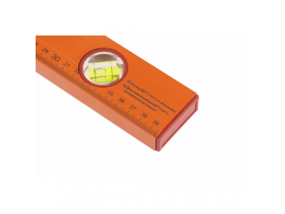 Уровень алюминиевый, 400 мм, 3 глазка, желтый, линейка// SPARTA от SPARTA Уровень алюминиевый, 400 мм, 3 глазка, желтый, линейка// SPARTA